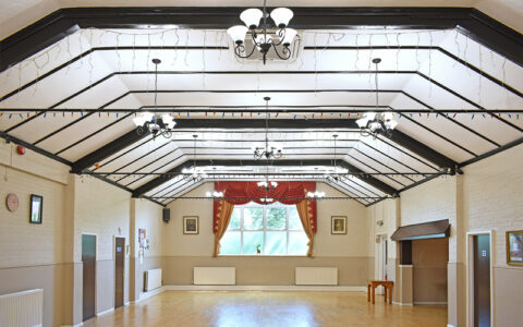 Main hall for hire in Rainham Medway at Wigmore Masonic Centre